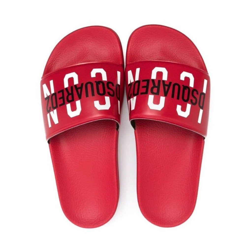 Dsquared2 Boys ICON Sliders Red