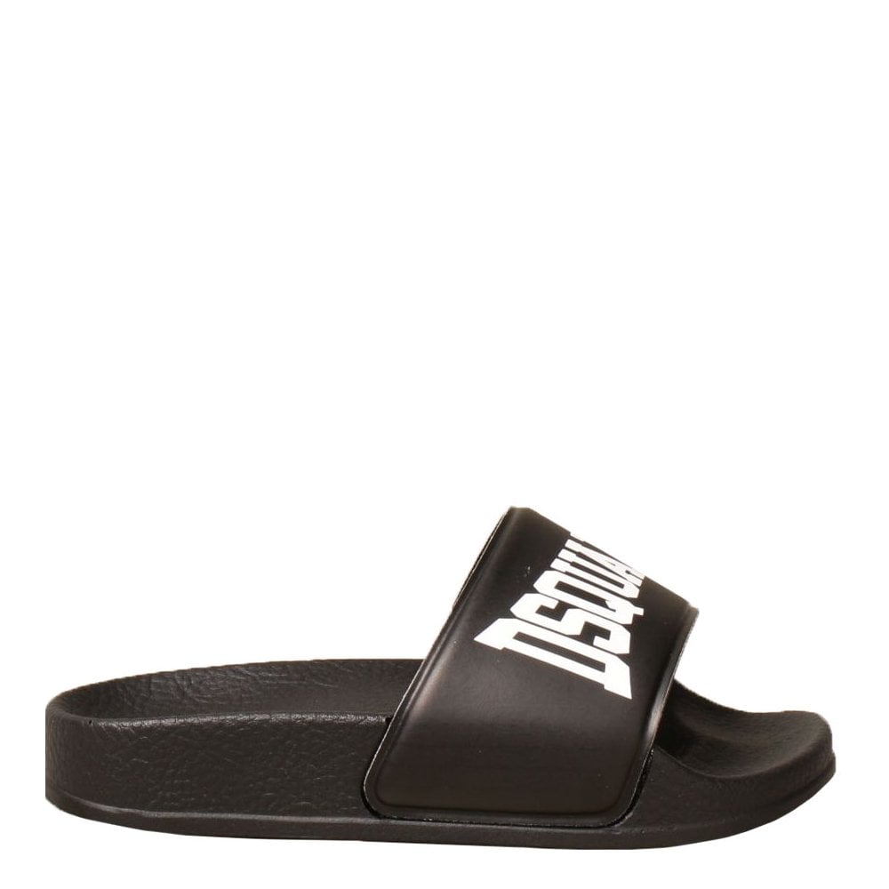 Dsquared2 Boys Logo Sliders Black