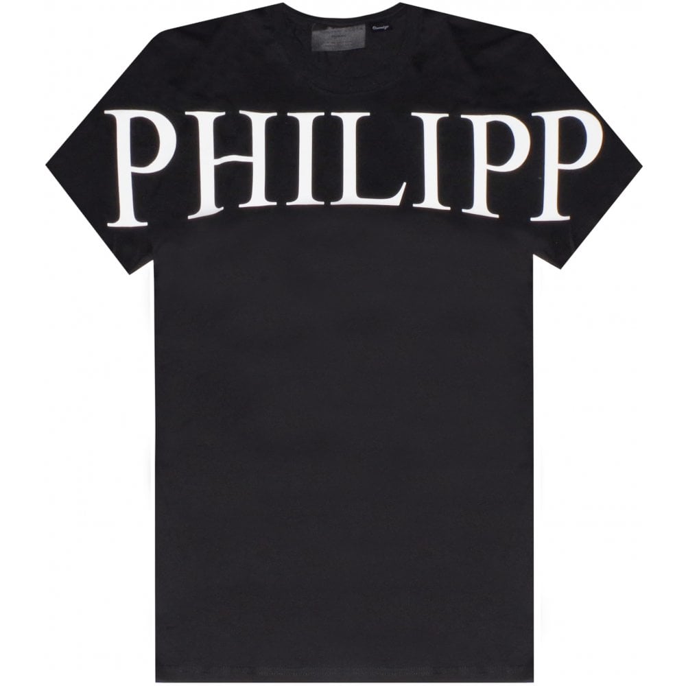 Philipp Plein Men&#39;s Logo T-shirt Black
