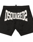 Dsquared2 Boys Back Logo Swimshorts Black