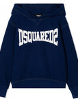 Dsquared2 Boys Logo Hoodie Blue