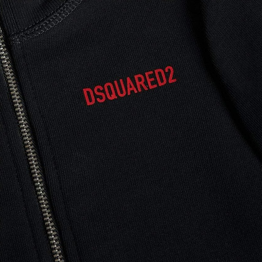 Dsquared2 Baby Boys Cotton Zip Top Black