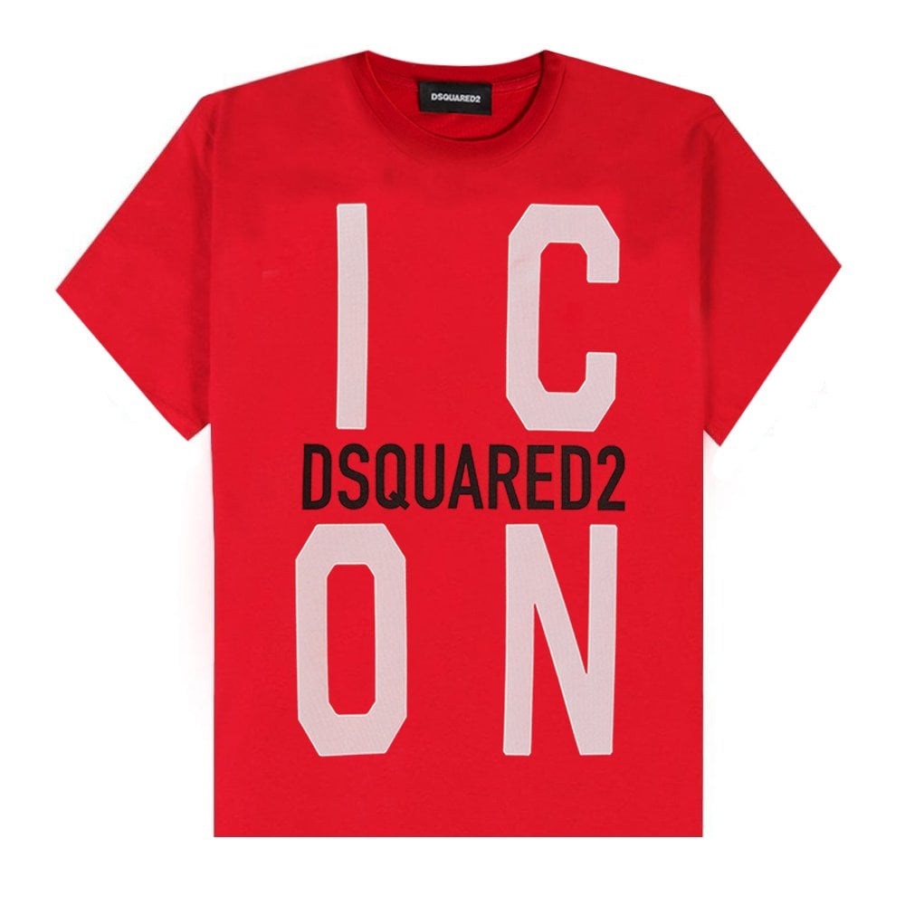 Dsquared2 Boys ICON T-Shirt Red