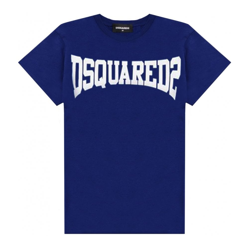 Dsquared2 Boys Cotton T-Shirt Blue