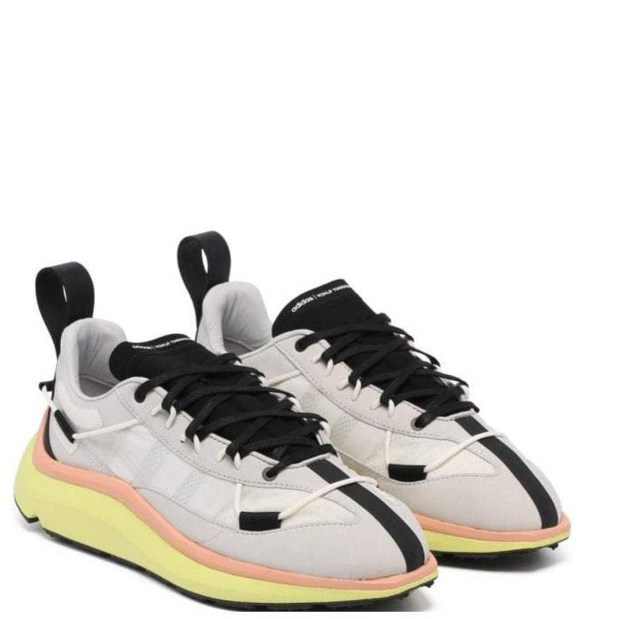 Y-3 Men&#39;s Shiku Run Trainers Grey/Yellow