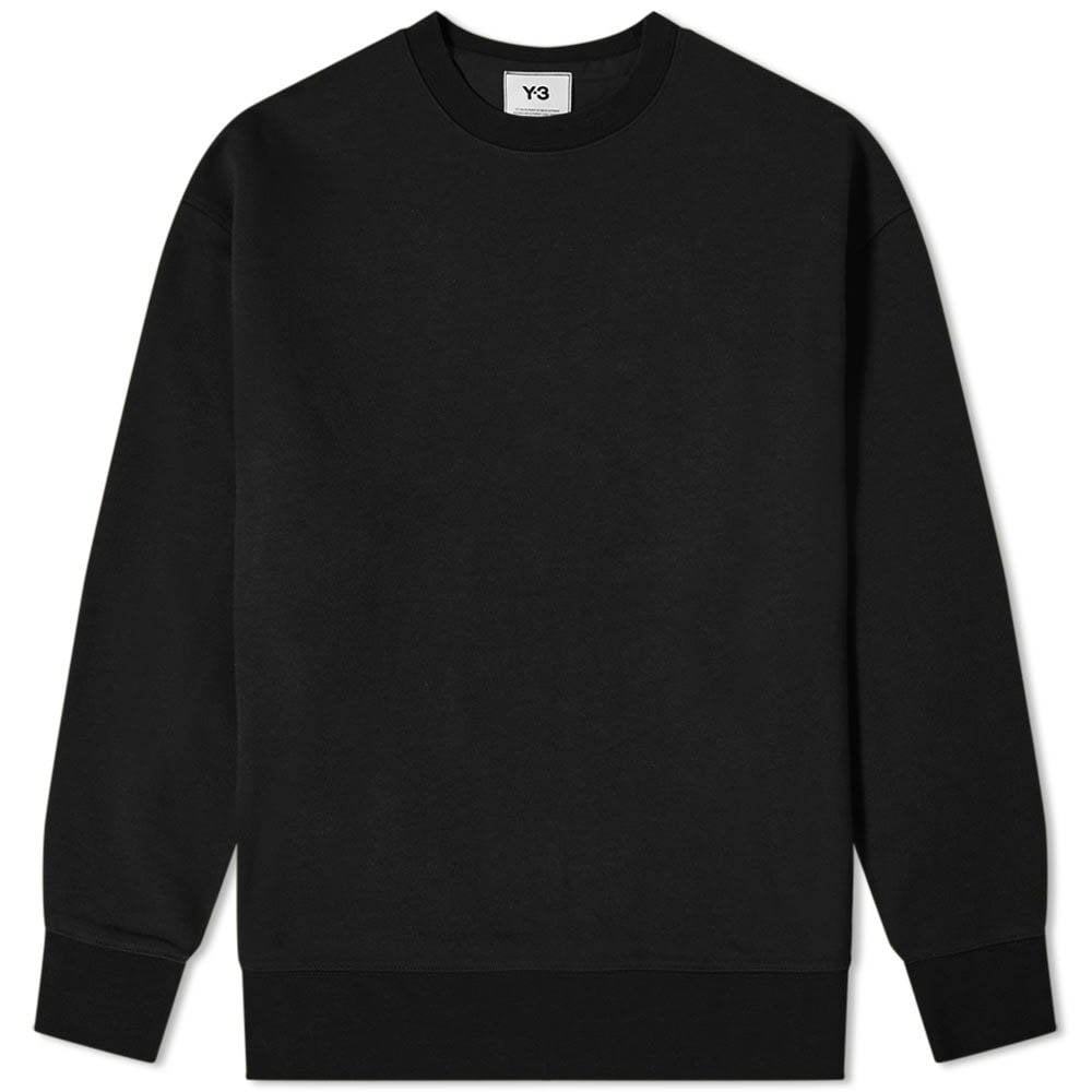Y-3 Men&#39;s 3-Stripe Sweater Black