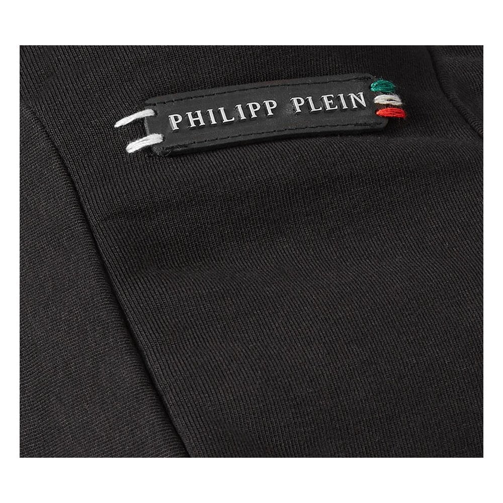 Philipp Plein Men&#39;s Logo Hoodie Black
