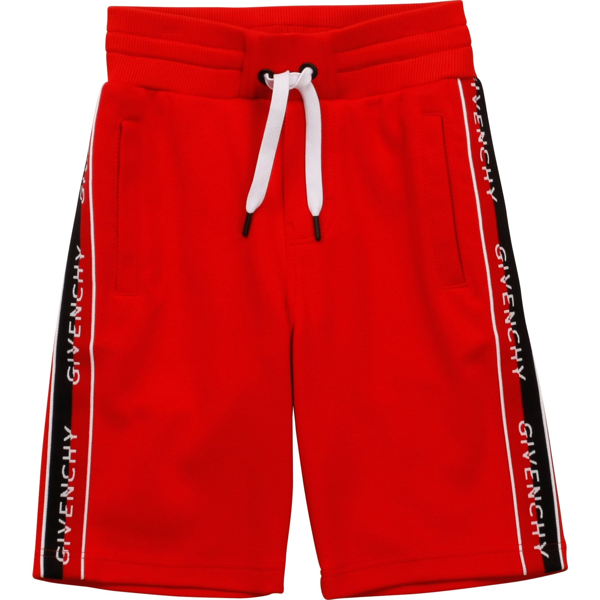Givenchy Boys Side Logo Shorts Red