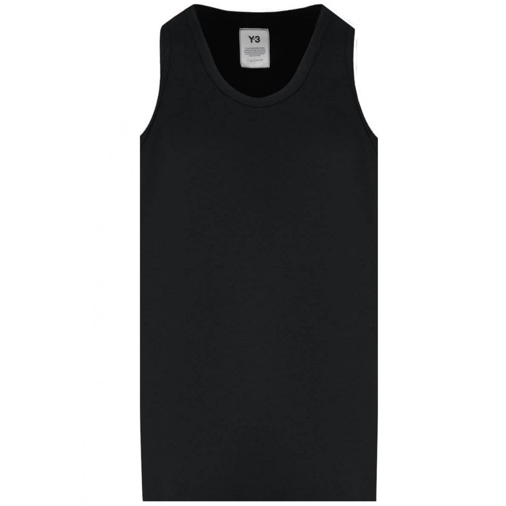 Y-3 Men&#39;s Back Logo Vest Black