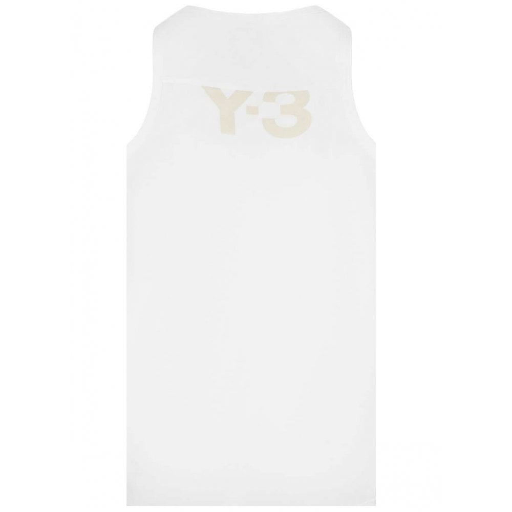 Y-3 Men&#39;s Back Logo Vest White