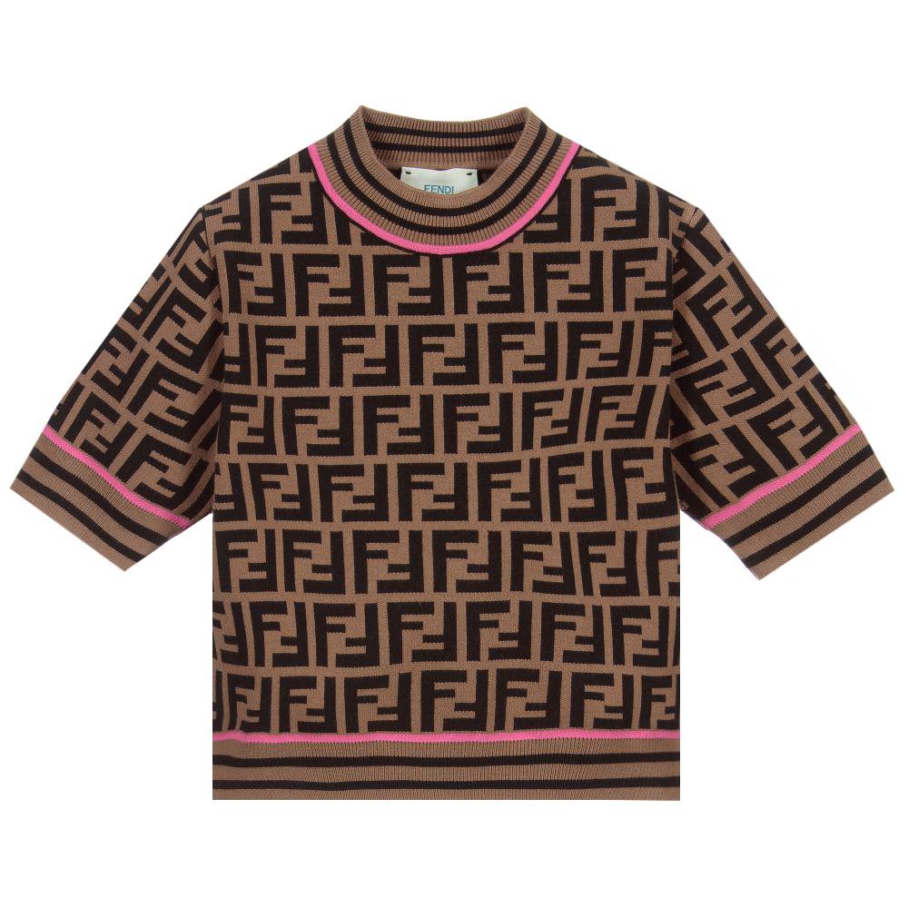 Fendi Girls Knit Sweater