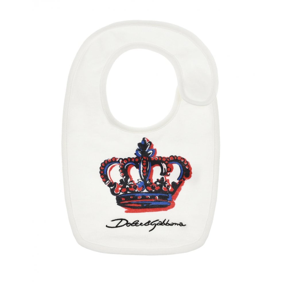 Dolce &amp; Gabbana Baby Boys Bib &amp; Babygrow Set White