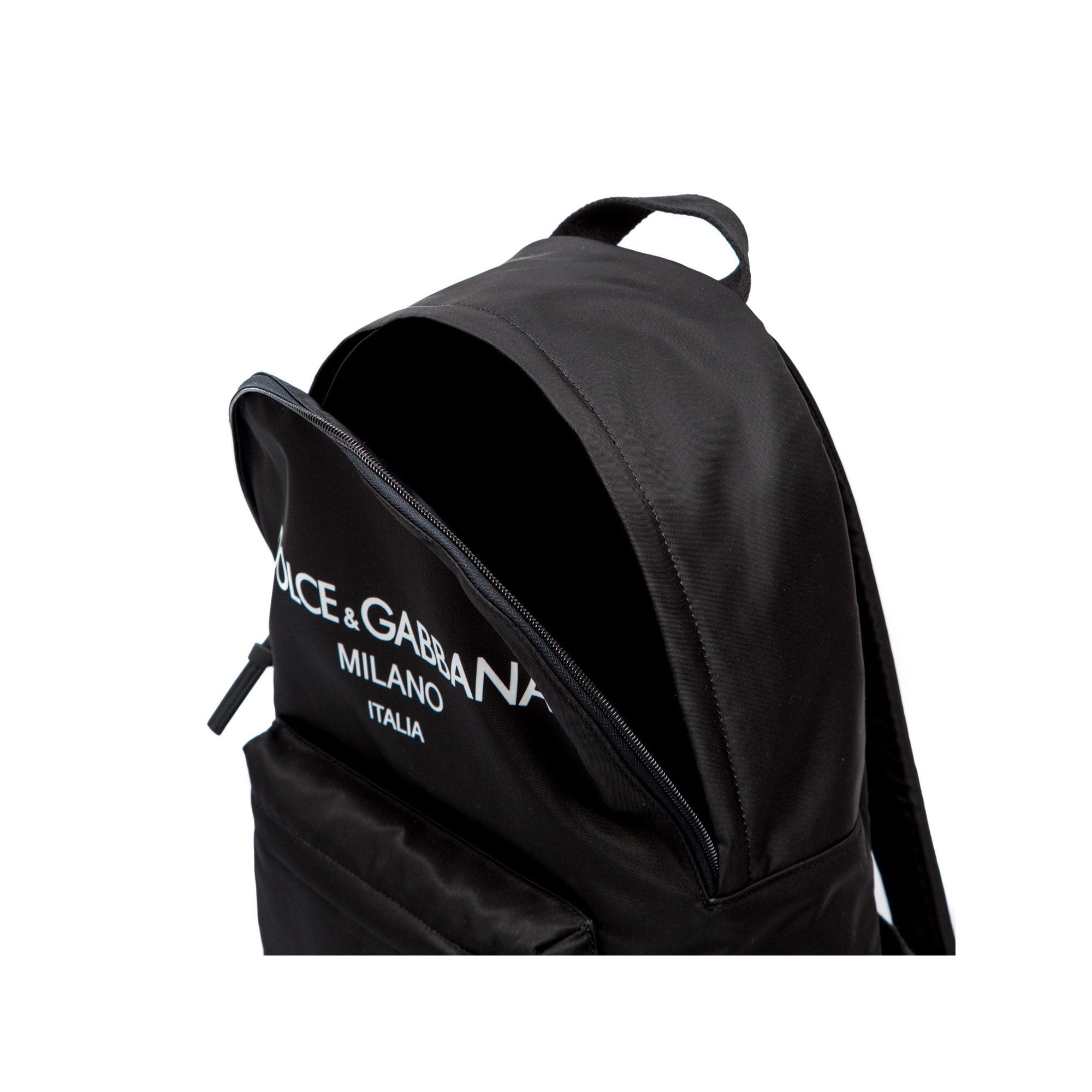 Dolce &amp; Gabbana Kids Backpack Plain Black