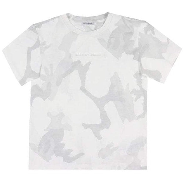 Dolce &amp; Gabbana Boys Camouflage T-Shirt Grey