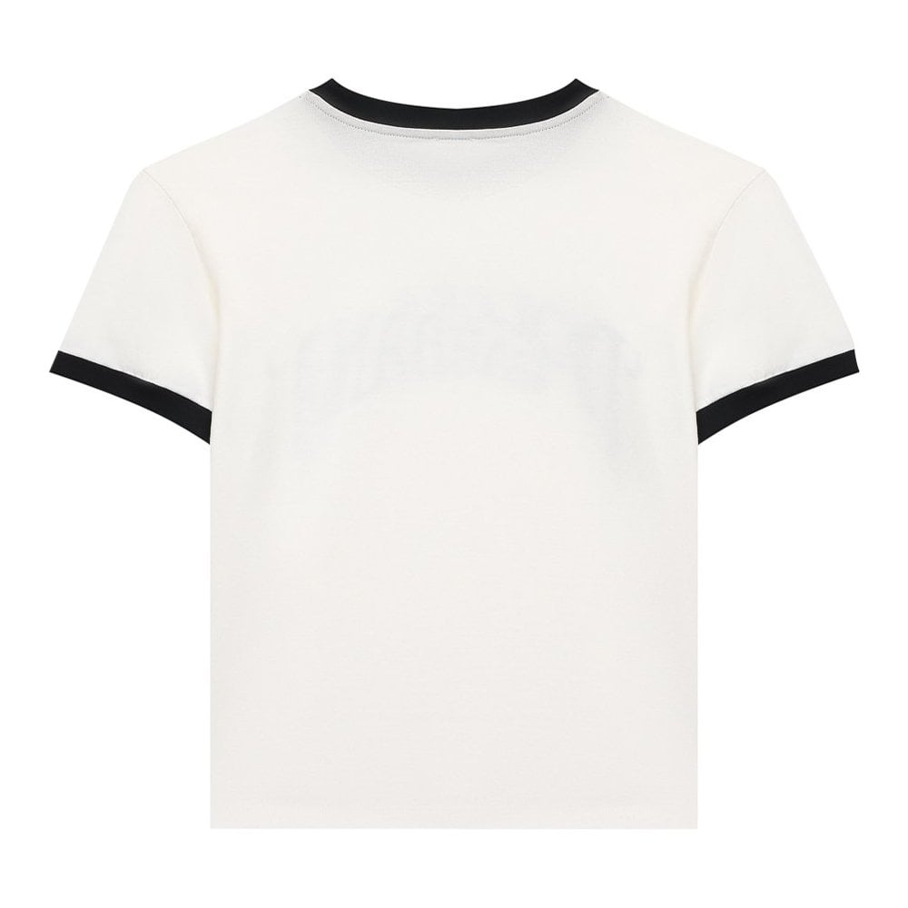 Dolce &amp; Gabbana Boys Distorted Logo T-Shirt White