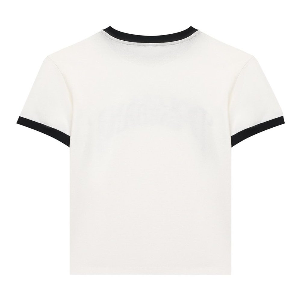 Dolce &amp; Gabbana Boys Distorted Logo T-Shirt White