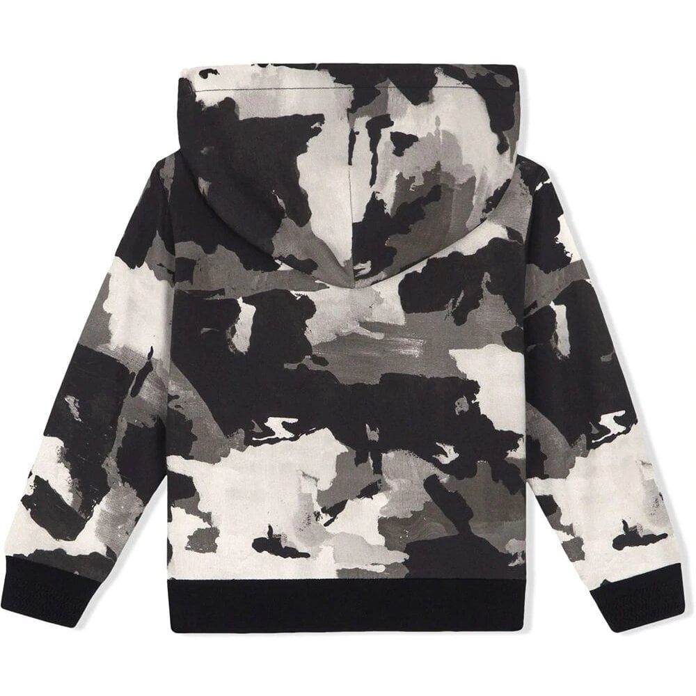 Dolce &amp; Gabbana Boys Camouflage Zip Top Hoodie