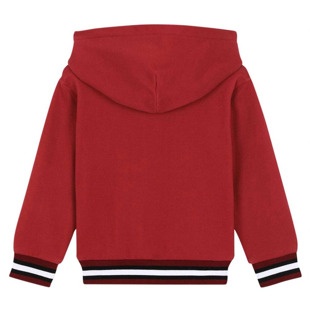 Dolce &amp; Gabbana Boys Logo Hoodie Burgundy