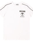 Moschino Boys Cotton T-shirt White