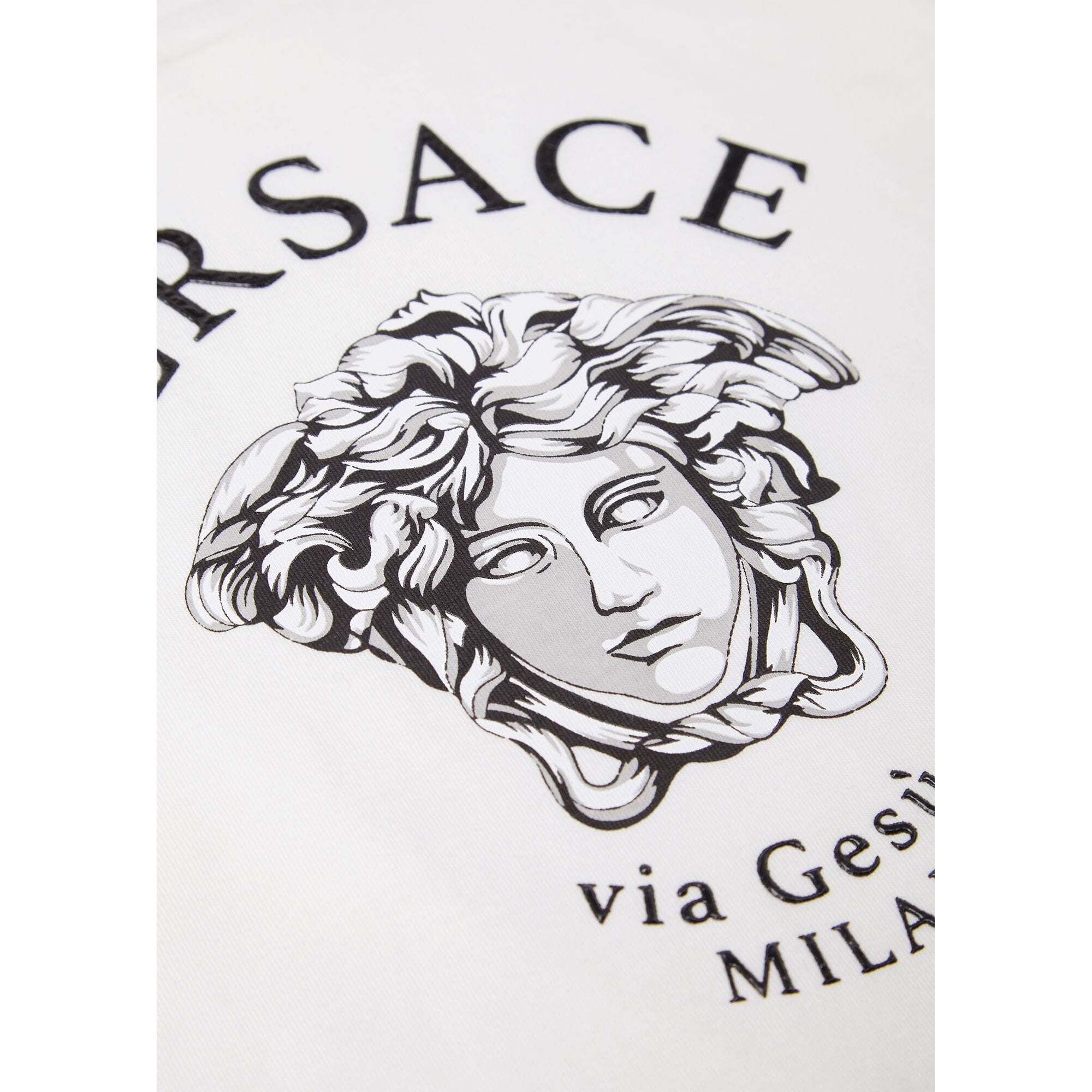 Versace Boys Medusa Logo T-Shirt White