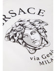 Versace Boys Medusa Logo T-Shirt White