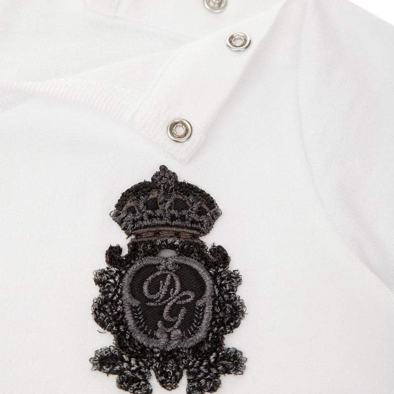 Dolce &amp; Gabbana Baby Boys Crest Logo T-Shirt White