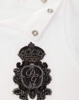 Dolce & Gabbana Baby Boys Crest Logo T-Shirt White