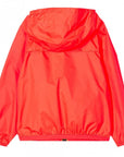 K-Way Boys Runner Jacket Windproof Red