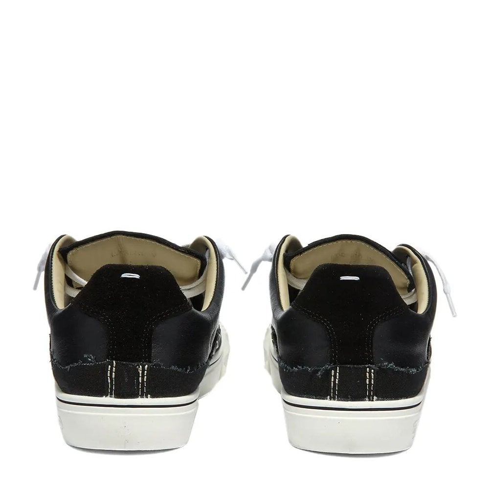 Maison Margiela Men&#39;s Low Top Trainers Part Leather Black