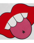 Lanvin Men's Mouth Art Piece Hoodie White