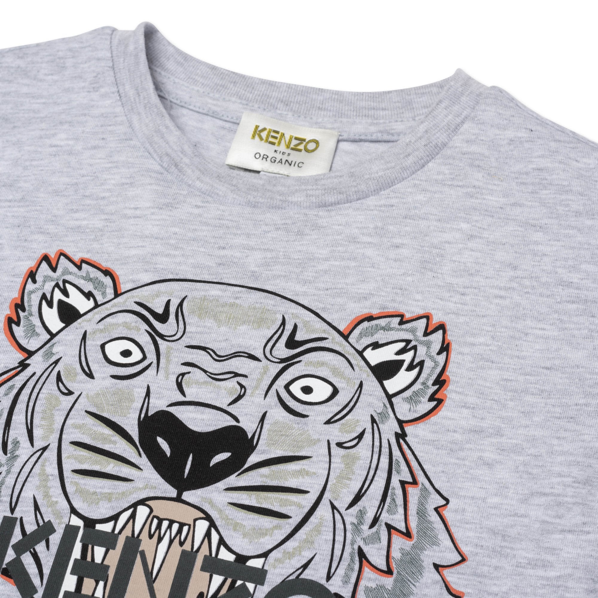Kenzo Boys Tiger T-shirt Grey