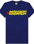 Dsquared2 Men's Cotton T-Shirt Blue