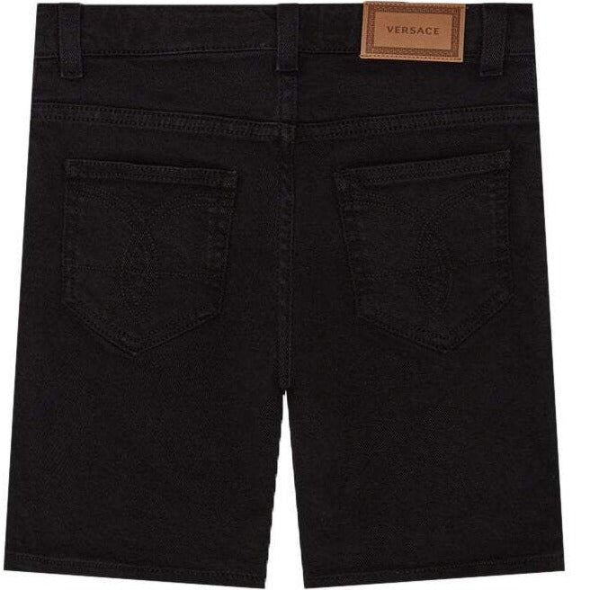 Versace Boys Signature Shorts Black