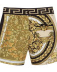 Versace Baby Boys Barocco Mosaic Print Shorts Gold