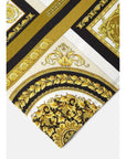 Versace Boys Barocco Mosaic Print Polo Shirt Gold