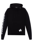 Dsquared2 Men's D2 Leaf Popover Hoodie Black