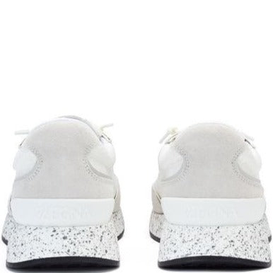 Z Zegna Men&#39;s Techmerino Piuma Sneakers White