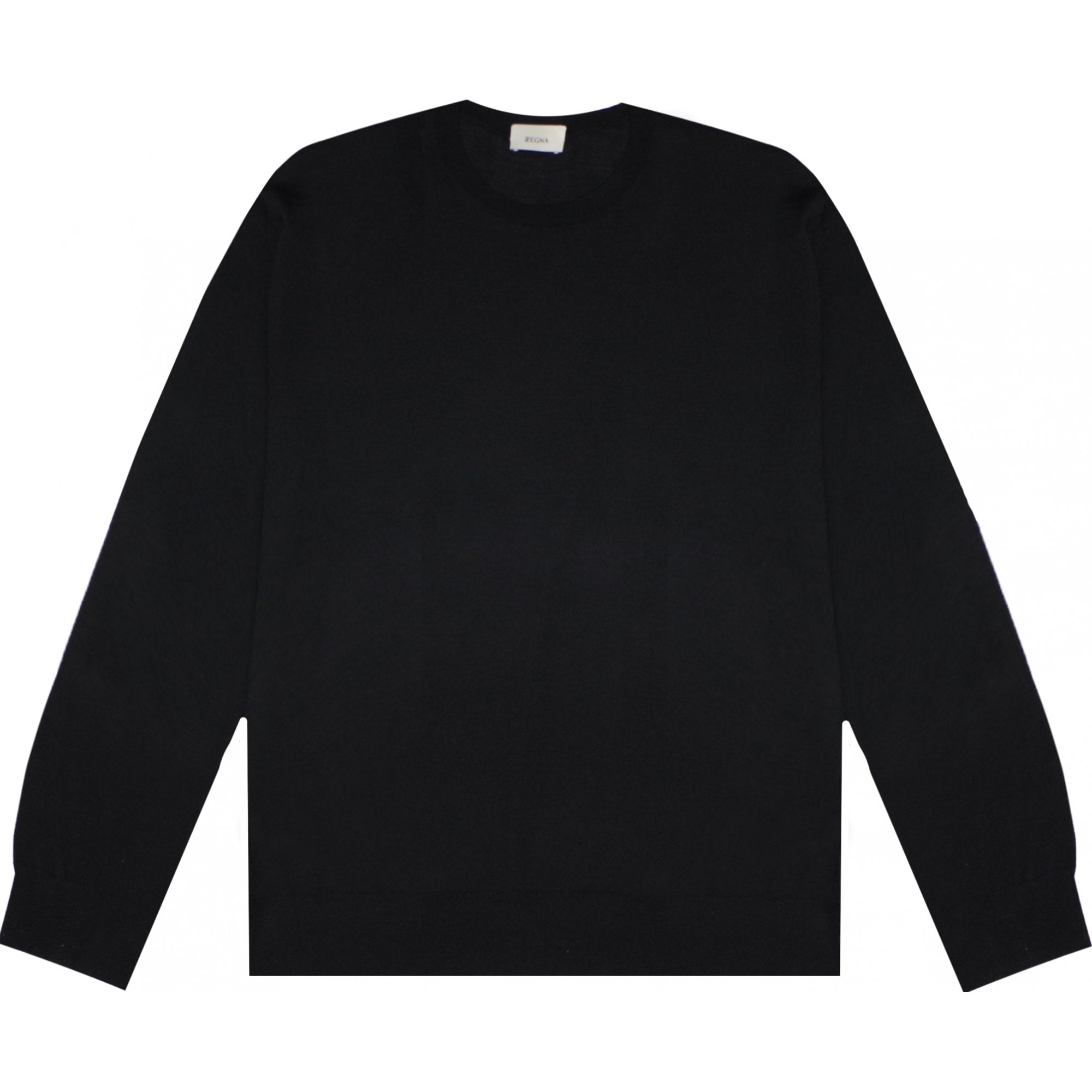 Z Zegna Mens Sweater Plain Black