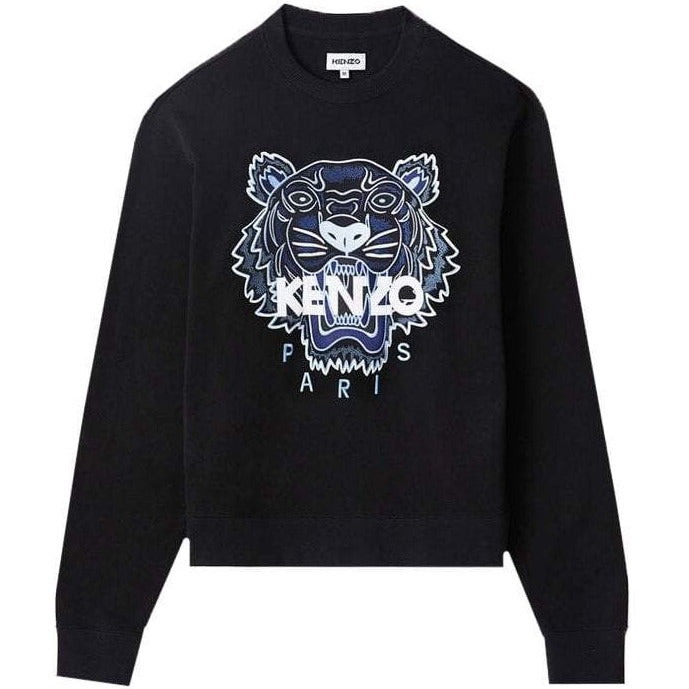 Kenzo Men&#39;s Classic Tiger Sweater Black