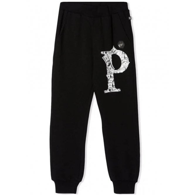 Philipp Plein Boy&#39;s Joggers Black