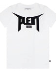 Philipp Plein Boy's Logo Patch T-Shirt White