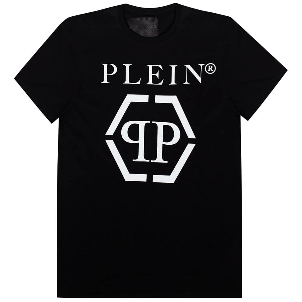 Philipp Plein Men&#39;s Classic Hexagon T-shirt Black