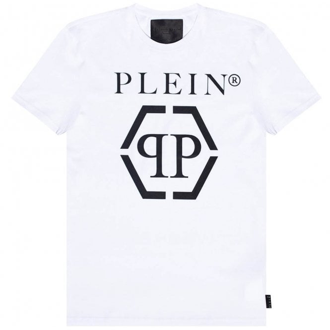 Philipp Plein Men&#39;s Classic Hexagon T-shirt White