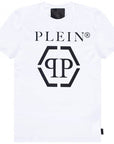Philipp Plein Men's Classic Hexagon T-shirt White
