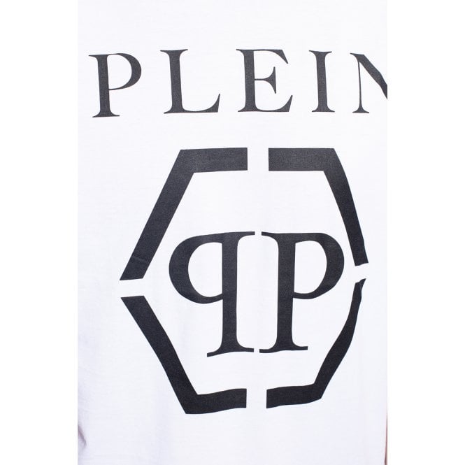 Philipp Plein Men&#39;s Classic Hexagon T-shirt White