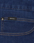 Z Zegna Men's Stretch Cotton 5-Pocket Jeans Blue