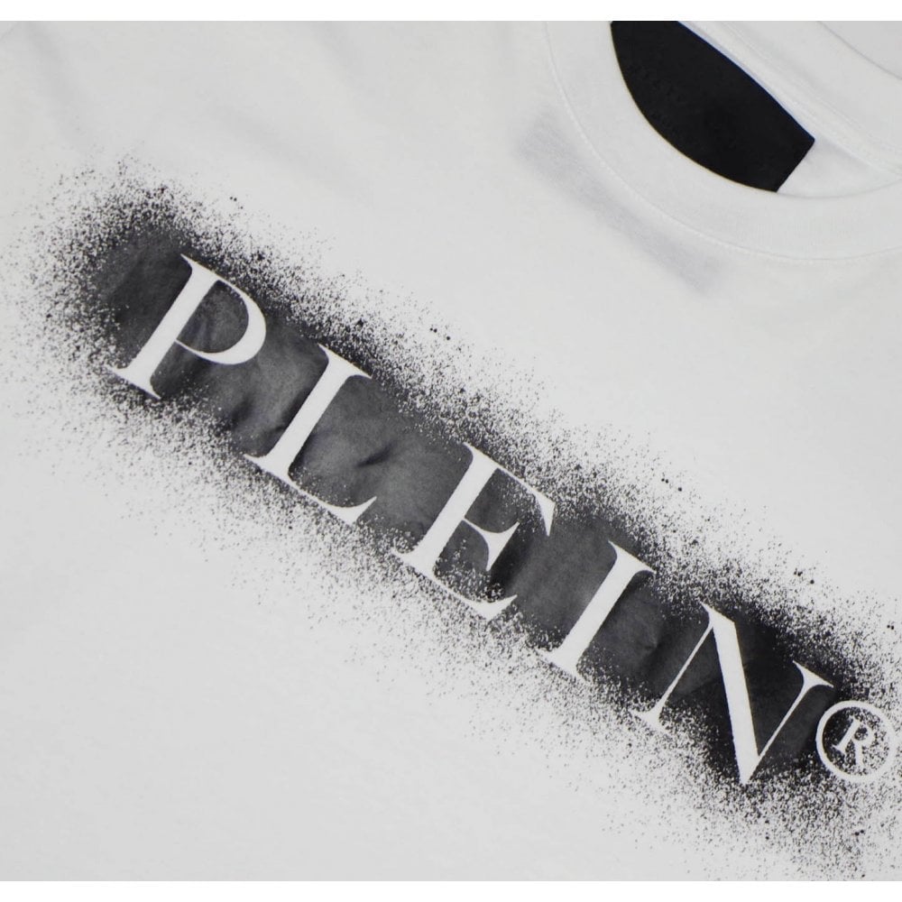 Philipp Plein Men&#39;s Spray Paint T-Shirt White