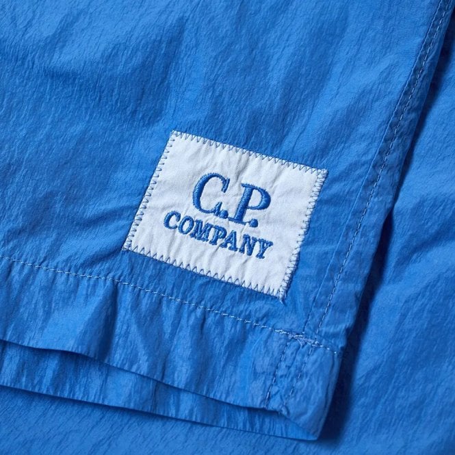 C.p Company Boys Logo Shorts Blue
