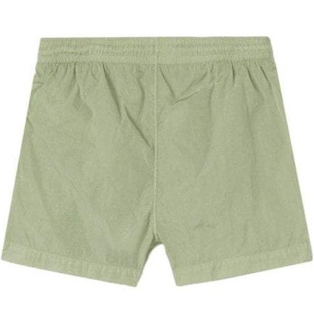 C.p Company Boys Logo Shorts Green