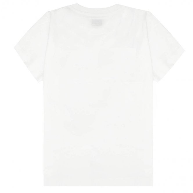 C.P Company Boys Total Eclipse Logo T-shirt White